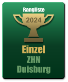 Einzel ZHN Duisburg 2024 Rangliste